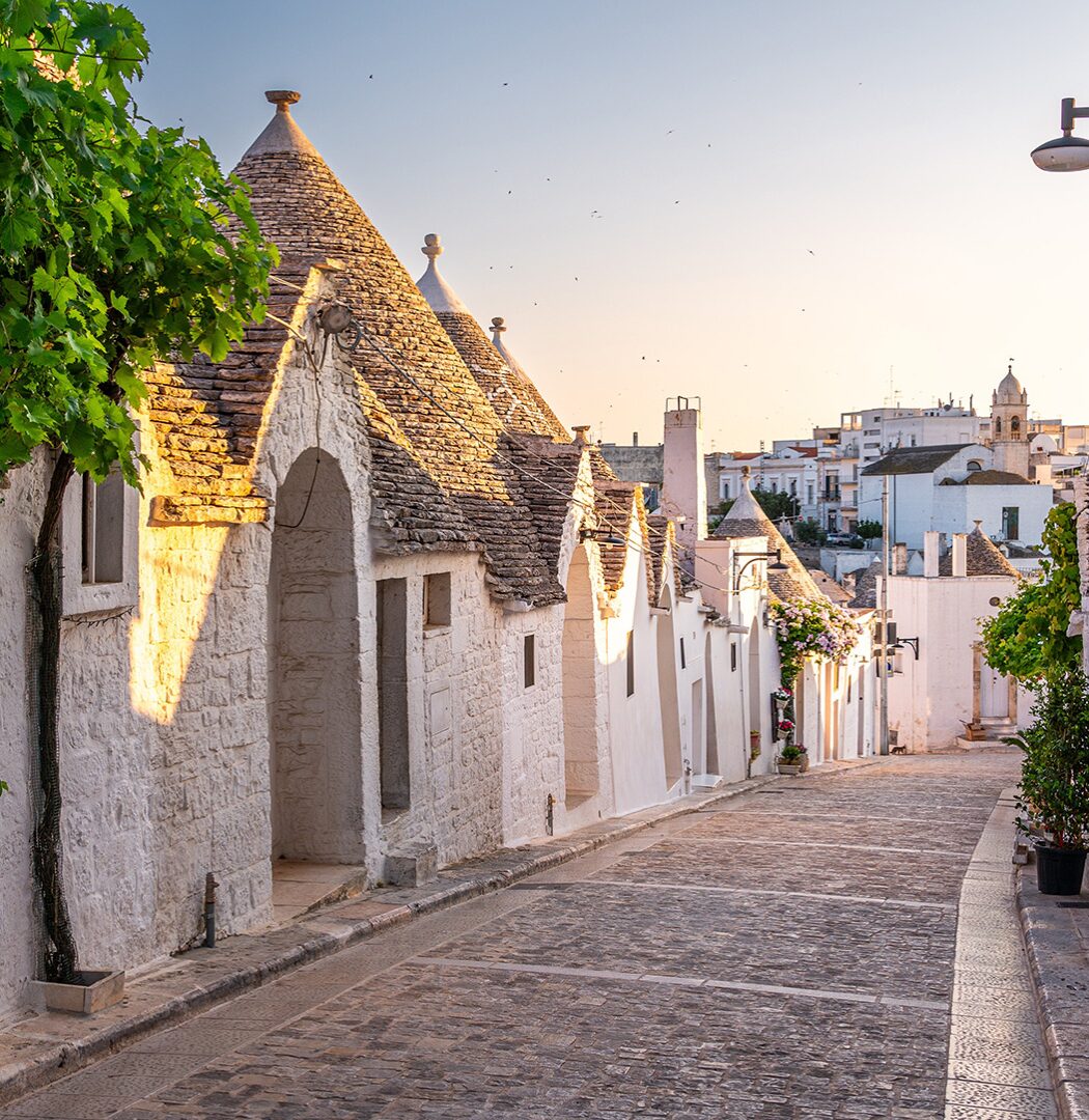 I tetti conici dei trulli di Alberobello